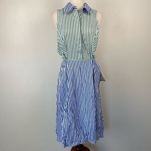 NWT Royalty New York Sleeveless Wrap Style Midi Dress Size M